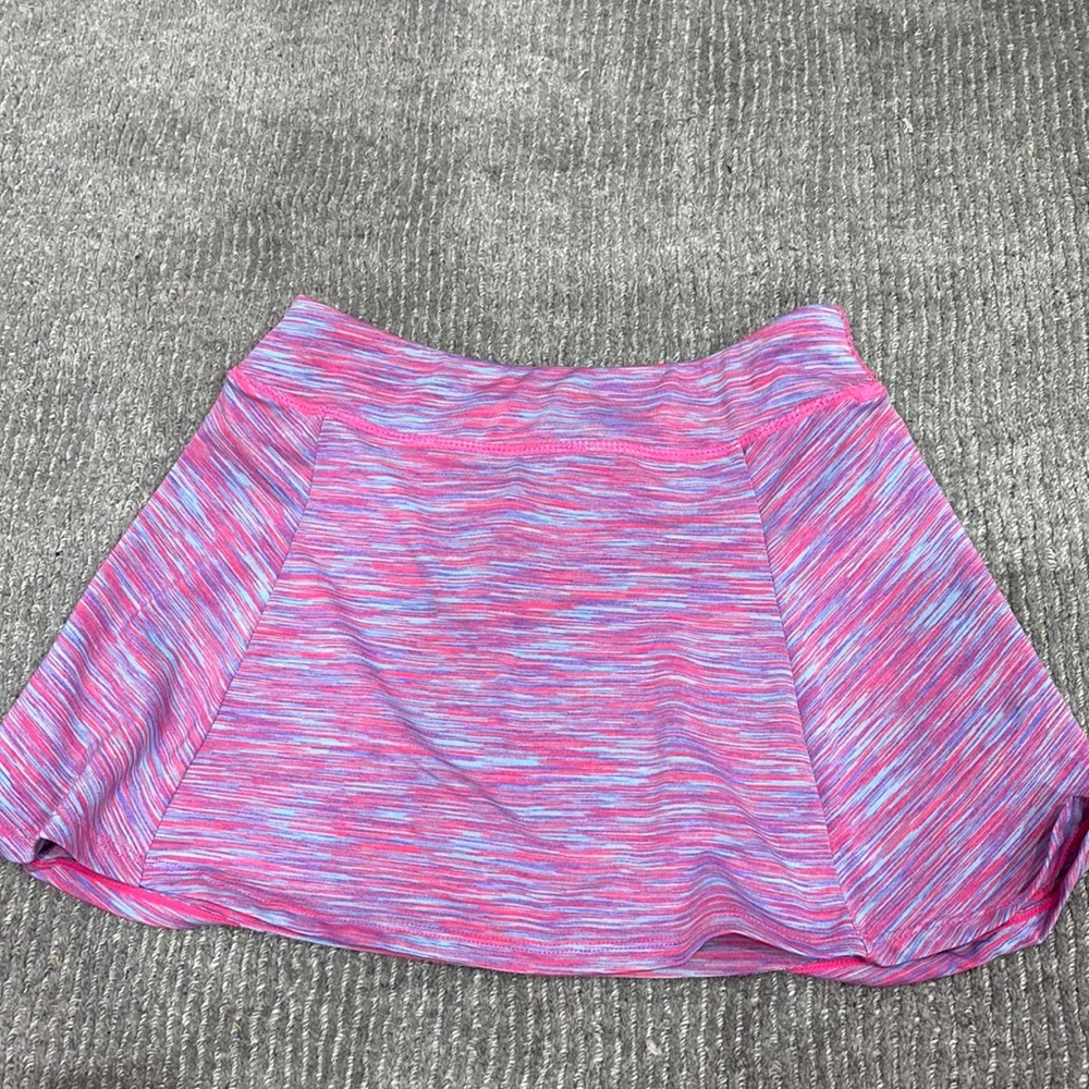 Blue pink and purple skirt
